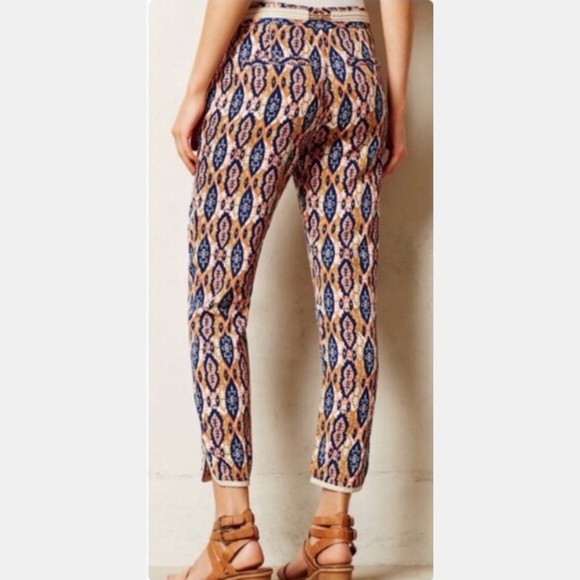 Anthropologie Pants - Pilcro and the Letterpress Ikat Joggers, Size 27